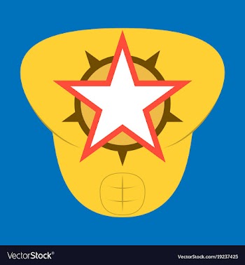 Superhero color flat badges emblems logos vector image