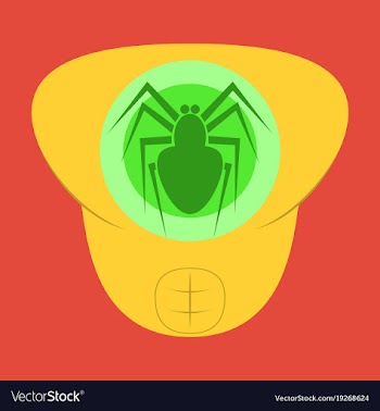 Superhero color flat badges emblems logos vector image