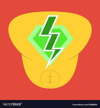 Superhero color flat badges emblems logos vector image