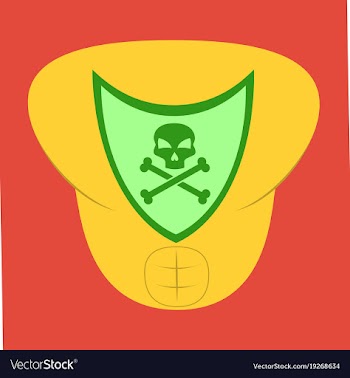 Superhero color flat badges emblems logos vector image
