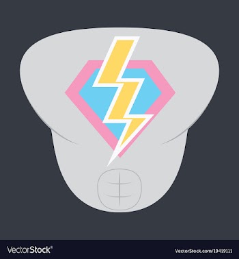 Superhero color flat badges emblems logos vector image