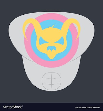 Superhero color flat badges emblems logos vector image
