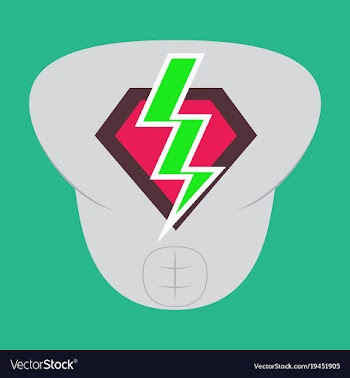 Superhero color flat badges emblems logos vector image