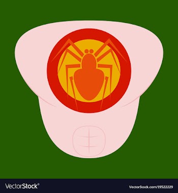 Superhero color flat badges emblems logos vector image