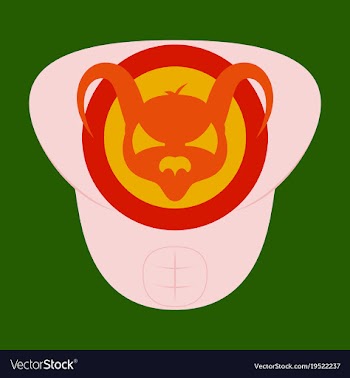 Superhero color flat badges emblems logos vector image