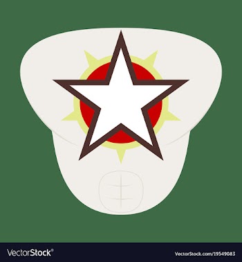 Superhero color flat badges emblems logos vector image