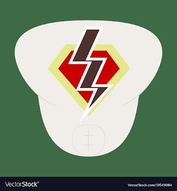 Superhero color flat badges emblems logos vector image