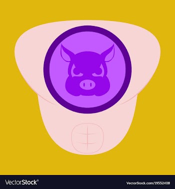 Superhero color flat badges emblems logos vector image