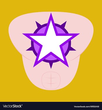 Superhero color flat badges emblems logos vector image