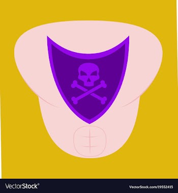Superhero color flat badges emblems logos vector image