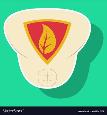 Superhero color sticker badges emblems logos vector image