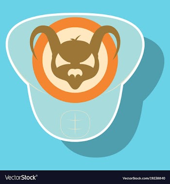 Superhero color sticker badges emblems logos vector image