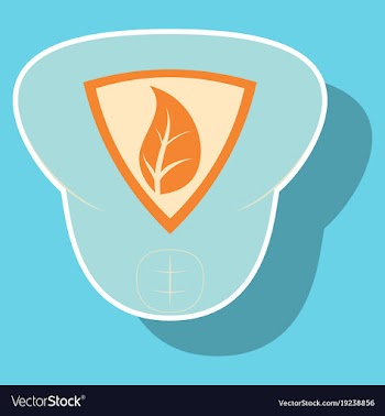Superhero color sticker badges emblems logos vector image