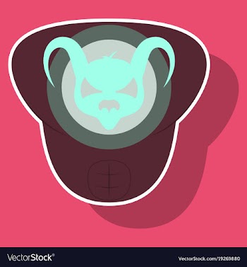 Superhero color sticker badges emblems logos vector image