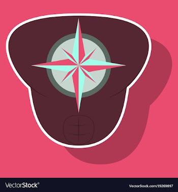 Superhero color sticker badges emblems logos vector image