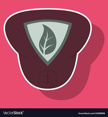 Superhero color sticker badges emblems logos vector image