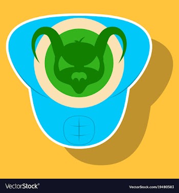 Superhero color sticker badges emblems logos vector image