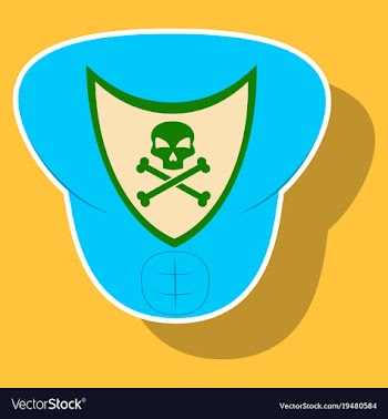 Superhero color sticker badges emblems logos vector image