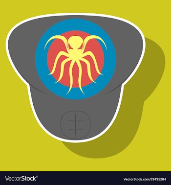 Superhero color sticker badges emblems logos vector image