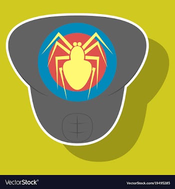 Superhero color sticker badges emblems logos vector image