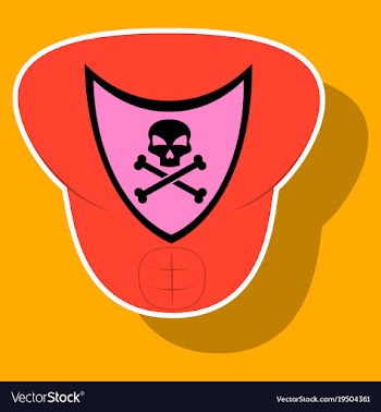 Superhero color sticker badges emblems logos vector image
