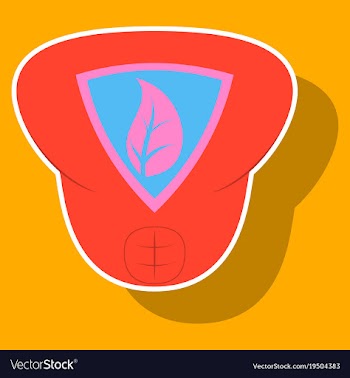 Superhero color sticker badges emblems logos vector image