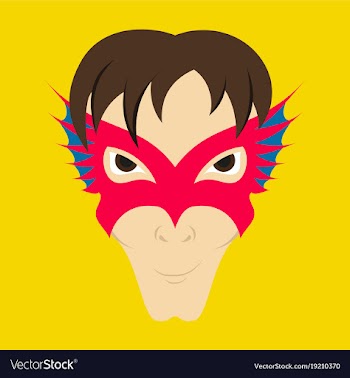 Superhero in action superhero character icon in vector image