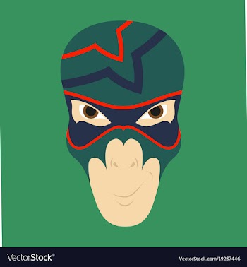 Superhero in action superhero character icon in vector image
