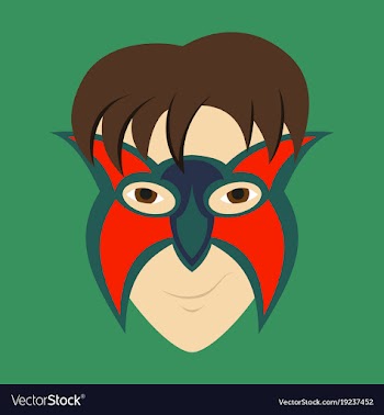 Superhero in action superhero character icon in vector image