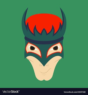 Superhero in action superhero character icon in vector image