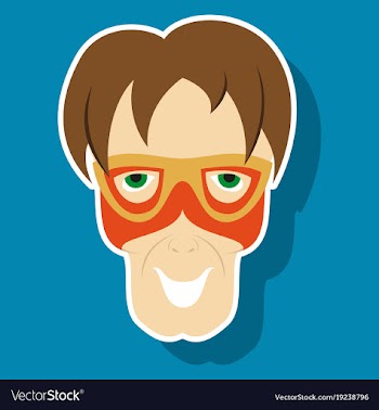 Superhero in action superhero character icon in vector image