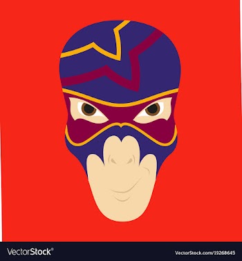 Superhero in action superhero character icon in vector image
