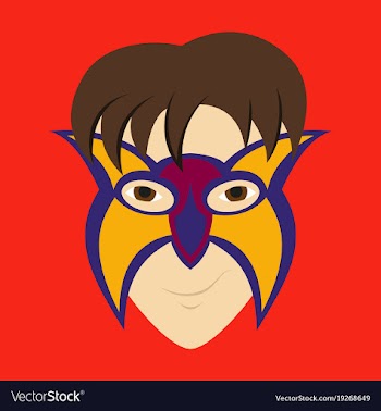 Superhero in action superhero character icon in vector image
