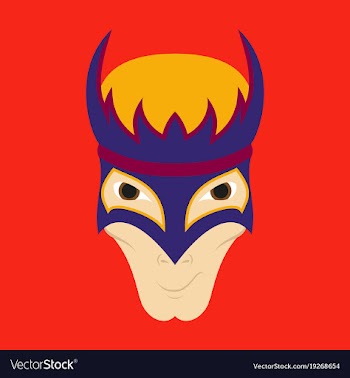 Superhero in action superhero character icon in vector image