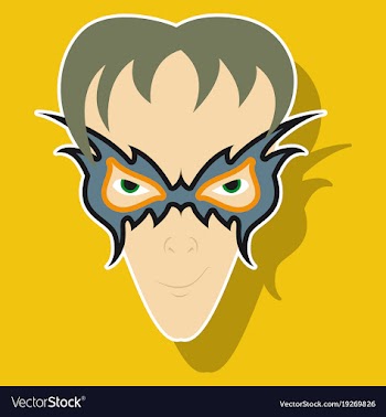 Superhero in action superhero character icon in vector image