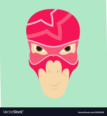 Superhero in action superhero character icon in vector image