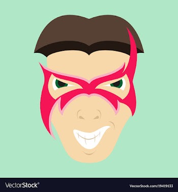 Superhero in action superhero character icon in vector image