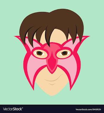 Superhero in action superhero character icon in vector image