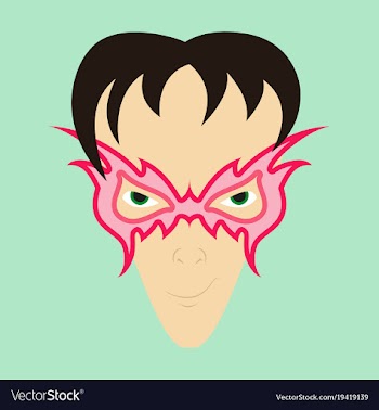 Superhero in action superhero character icon in vector image