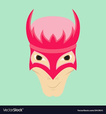 Superhero in action superhero character icon in vector image