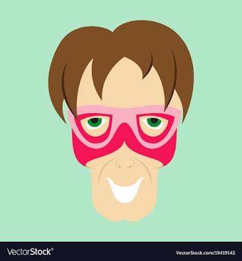 Superhero in action superhero character icon in vector image