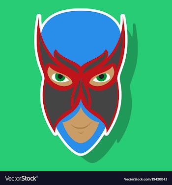 Superhero in action superhero character icon in vector image
