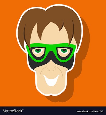 Superhero in action superhero character icon in vector image