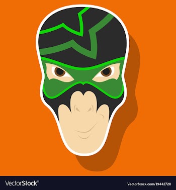 Superhero in action superhero character icon in vector image