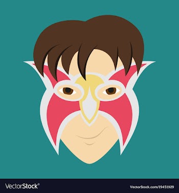Superhero in action superhero character icon in vector image