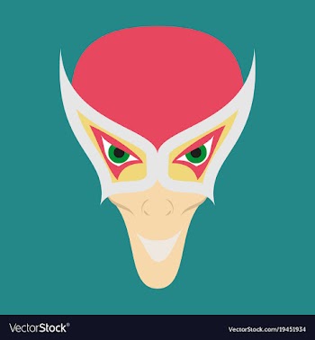 Superhero in action superhero character icon in vector image