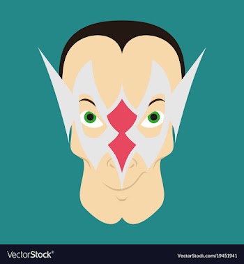 Superhero in action superhero character icon in vector image