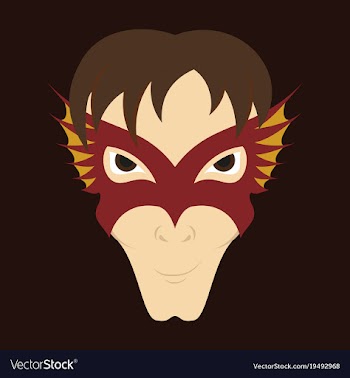 Superhero in action superhero character icon in vector image