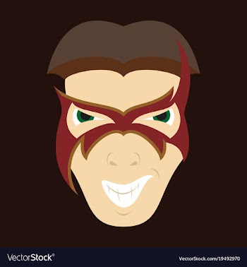 Superhero in action superhero character icon in vector image