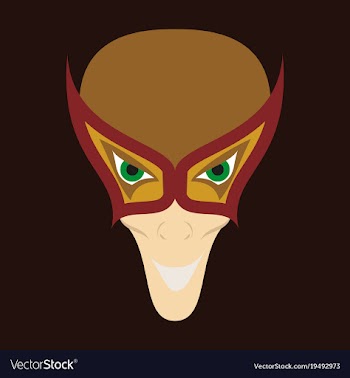 Superhero in action superhero character icon in vector image
